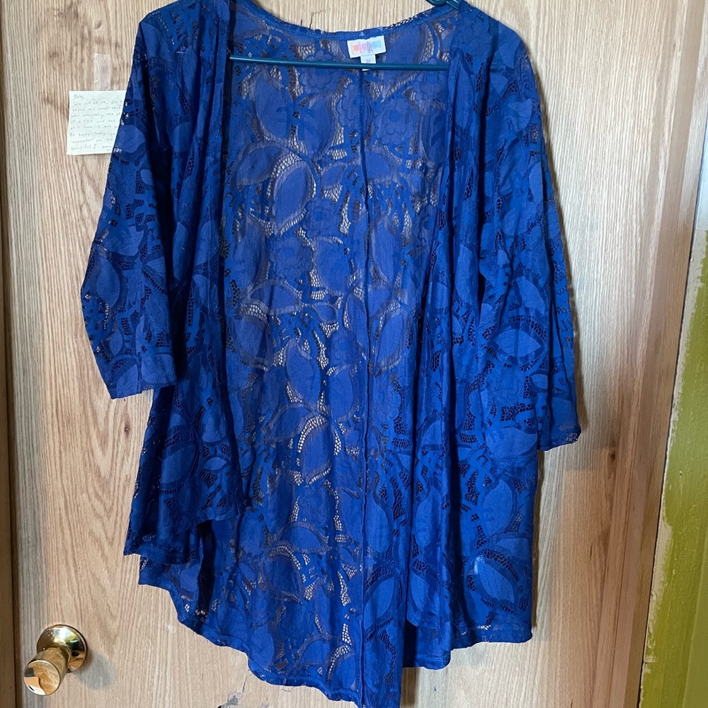 Lularoe lace cardi size M